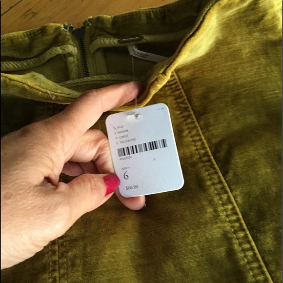 NWT Free People modern femme velvet mini skirt - Picture 6 of 6